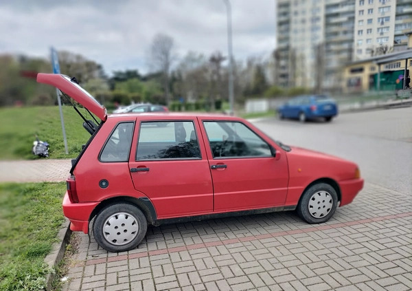 Fiat Uno cena 4500 przebieg: 97354, rok produkcji 1998 z Gdańsk małe 46